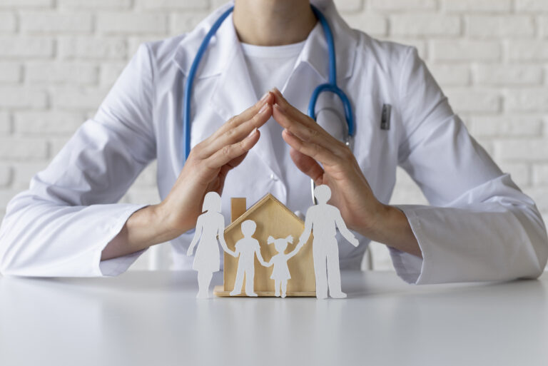 Family covered by health insurance